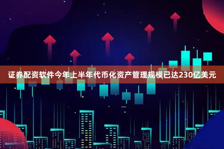 证券配资软件今年上半年代币化资产管理规模已达230亿美元